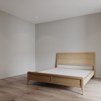 Giường ngủ gỗ Sồi 01